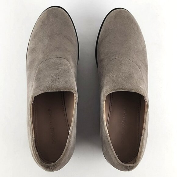 Donald Pliner Women's Cape Wedge Platform Taupe Suede Leather Loafer Size 7.5M - Picture 6 of 15